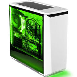 PHANTEKS 追风者 416PTG 钢化玻璃RGB豪华版 水冷机箱 白色+RGB 10色可调灯饰风扇