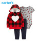 双11预售：Carter's 121I694 女宝休闲连体衣三件套