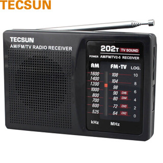 TECSUN 德生 R202T 收音机 (黑色)