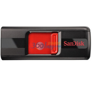  SanDisk 闪迪 酷炫 CZ36 U盘 黑红 64GB