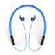 脉歌（Macaw）TX-90 入耳式蓝牙运动耳机 挂脖式液态硅胶 无线耳机 手机游戏耳机 跑步防水线控带麦 蓝色