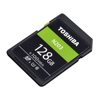 东芝 (TOSHIBA）128GB SD卡 U1 C10 N203系列 读速100MB/s 支持全高清拍摄 高速相机存储卡