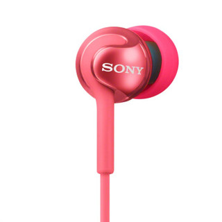 SONY 索尼 MDR-EX110AP 入耳式耳机 浅粉红色