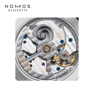 NOMOS Ahoi系列 551 包豪斯风格自动机械腕表 白盘带日历