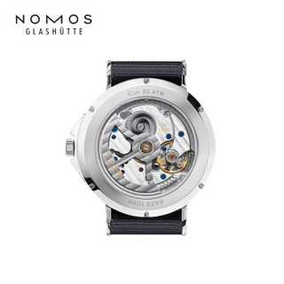 NOMOS Ahoi系列 551 包豪斯风格自动机械腕表 白盘带日历
