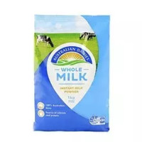 知名品牌 Australian Dairies 澳得瑞 恒天然全脂牛奶粉 1000g