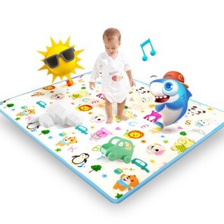纽因贝婴儿爬行垫宝宝爬爬垫加厚客厅家用儿童垫子地垫毯环保整张
