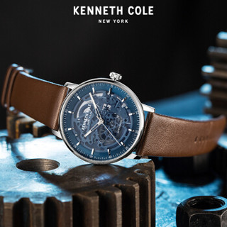 Kenneth Cole 凯尼斯克尔 KC15104003 男士镂空机械表