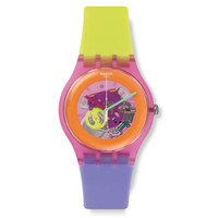 swatch 斯沃琪 炫彩透视系列 SUOP103 女士石英腕表