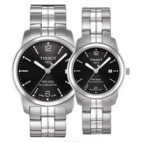 TISSOT 天梭 PR100系列 T049.307.11.057.00/T049.407.11.057.00 机械情侣表