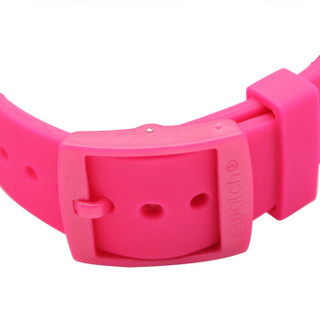 swatch 斯沃琪 果冻计时系列 SUSR401 粉色心情 女士石英腕表