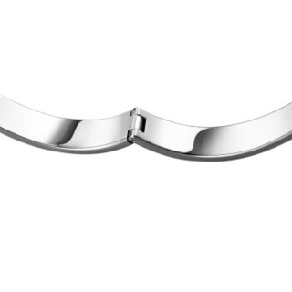CALVIN KLEIN 卡尔文·克莱 hook系列 KJ06CB01010L 银色钢质手镯 大号