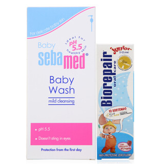 sebamed 施巴 婴儿洁肤浴露 400ml家庭装