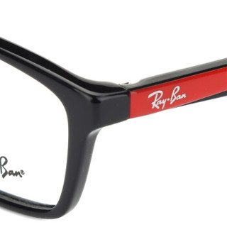 Ray·Ban 雷朋 RX5335D 5528 时尚黑色近视光学镜架+依诺德1.56非球镜片 折射率1.56