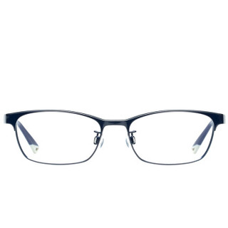 CHARMANT 夏蒙 CH19928DBL 蓝色全框近视眼镜架 +依视路精视非球面1.60钻晶A3镜片
