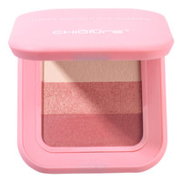 稚优泉（CHIOTURE）炫彩魅惑三色眼影3g 05 梅子色哑光（彩妆 易上色 防晕染 眼影 ）