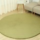 森德 圆形瑜伽健身垫 纯色地毯