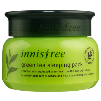 innisfree 悦诗风吟 绿茶精萃夜间保湿修护面膜 80ml