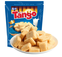TANGO 天章 香草夹心威化饼干 125g *19件