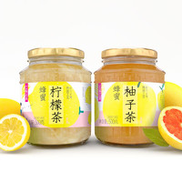 艺福江南 蜂蜜柚子茶500g+柠檬茶 500g 