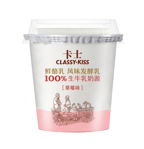 卡士classykiss草莓味鲜酪乳120g35件