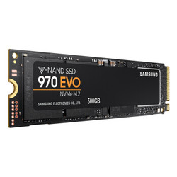 三星(SAMSUNG) 970 EVO 500G NVMe M.2 固态硬盘（MZ-V7E500BW）