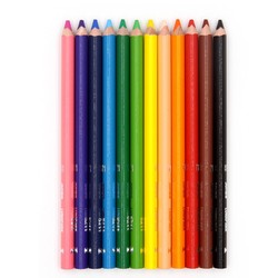 MASAUSTU 美世 儿童粗杆彩色铅笔 12色 