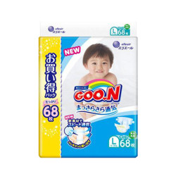 GOO.N 大王 维E系列 婴儿纸尿裤 L68片