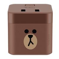 BULL 公牛 GNV-UU212B 布朗熊小魔方USB插座 1.5米