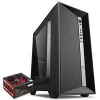 GOLDEN FIELD 金河田 家悦D8 MATX机箱+龙霸 330W 静音电源