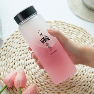 明霞  磨砂玻璃杯 500ml