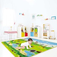 Hape E8063 XPE双面丛林动物爬行垫 180*150*1cm +凑单品