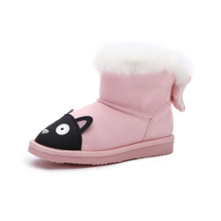 巴拉巴拉女童鞋儿童靴子2018新款冬季鞋女卡