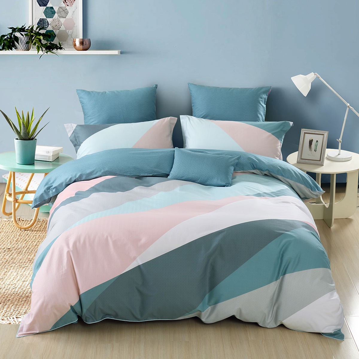 mercury 水星家纺 全棉四件套 寂静巴黎 1.8m