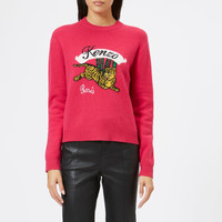 KENZO Jumping Tiger Intarsia 女士羊毛衫