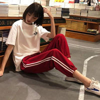 Tonlion 唐狮 623320093450 女士休闲裤