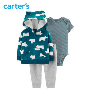 Carter's 男宝宝连体衣长裤外套 三件套