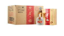 金六福 老五星 52度500mL*6瓶 浓香型 白酒整箱