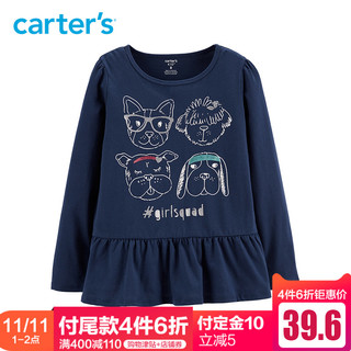 Carter's 女宝宝时尚纯棉T恤