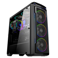 Huntkey 航嘉 暗夜猎手 侧透防尘机箱