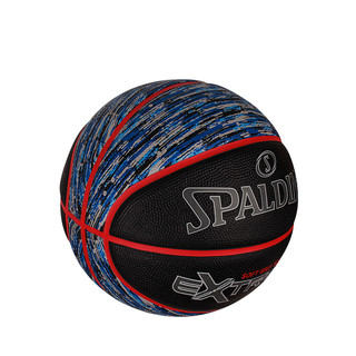 SPALDING 斯伯丁 Extreme印花系列 SBD0161A 室外7号橡胶篮球