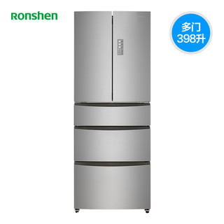 Ronshen 容声 BCD-398WD11MY 多门 电冰箱 (雅金钢、398L、三级)