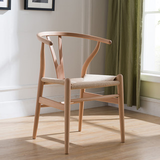治木工坊 DM-Y1 榉木进口丹麦设计太师咖啡椅