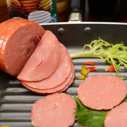 BERNIA 波尼亚 大肉块火腿300g 淀粉含量≤1% 德式工艺三明治火腿片 开袋即食