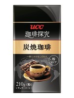 UCC悠诗诗炭烧咖啡粉210g日本进口炭烧烧焙炒咖啡粉