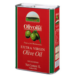 olivoilà 欧丽薇兰 Olivoilà 食用油  橄榄油 特级初榨橄榄油红装1L（地中海原装进口）