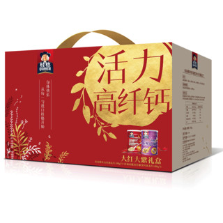 QUAKER 桂格 大红大紫礼盒 燕麦片 1.4kg