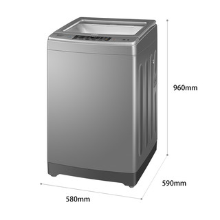 Haier 海尔 幂动力系列 EB100F959U1 定频 波轮洗衣机 10kg 银色