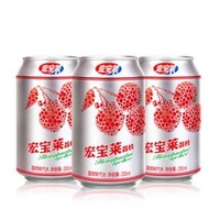 宏宝莱 荔枝味汽水 330ml*12罐