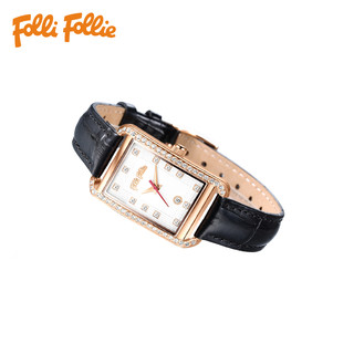 Folli Follie  WF18B006STS 小表盘手表 (精钢、方形、 红色 蓝色 黑色)
